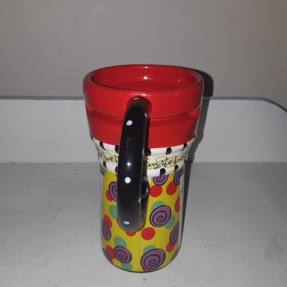 GiftCraft " jingle bells Diva All The Way Ceramic cup/Mug 14 oz  multicolore - Picture 3 of 8